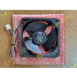 ( SP1882 ) Quạt Tủ Lạnh 9Cm 4 Dây Đỏ Đen Xanh Vàng